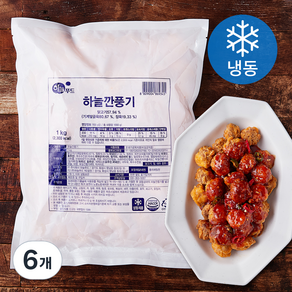 하늘푸드 하늘 깐풍기 (냉동), 1kg, 6개