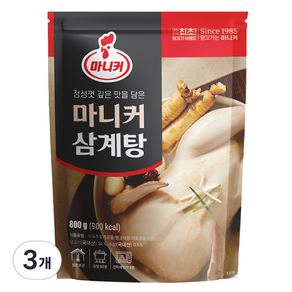 마니커 삼계탕, 800g, 3개