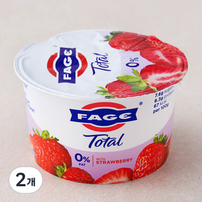 파예 그릭 요거트 무지방 딸기, 150g, 1개입, 2개