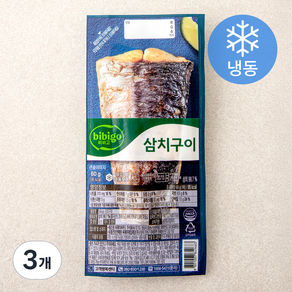 비비고 삼치구이 (냉동), 3개, 60g