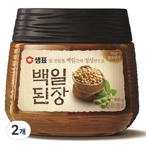 샘표 백일된장, 900g, 2개