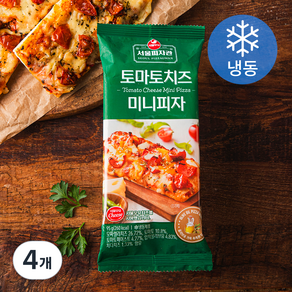 서울우유 토마토치즈 미니피자 (냉동), 95g, 4개