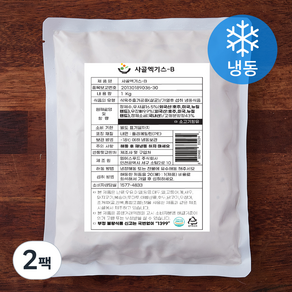 엠에스푸드 사골엑기스B (냉동), 1kg, 2팩