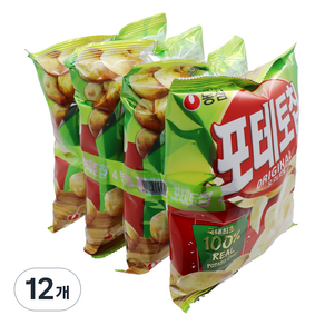 포테토칩 오리지널, 40g, 12개