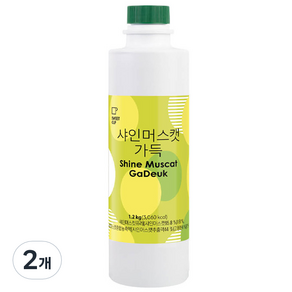 스위트컵 샤인머스캣 가득 농축액, 2개, 1.2kg