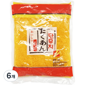 토호식품 단무지 알밥용, 1kg, 6개