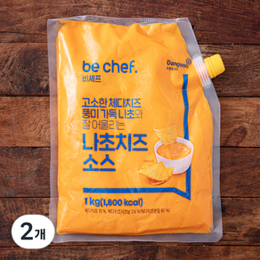 비셰프 나초치즈 소스, 1kg, 2개