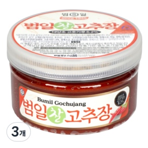 범일 찰고추장, 250g, 3개