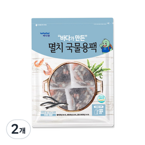 바다원 멸치 국물용팩, 300g, 2개