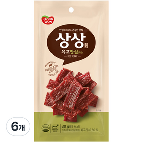 상상육포 안심, 30g, 6개