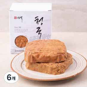 맥 전통식품 인증 청국장, 180g, 6개