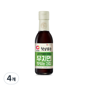 청정원 무치면 맛있는 간장, 150g, 4개