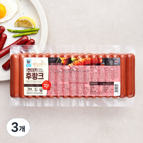 대림선 켄터키 후랑크, 1kg, 3개