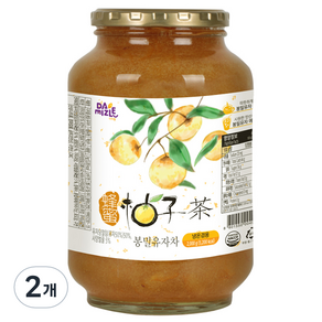 다미즐 봉밀 유자차, 2kg, 1개입, 2개