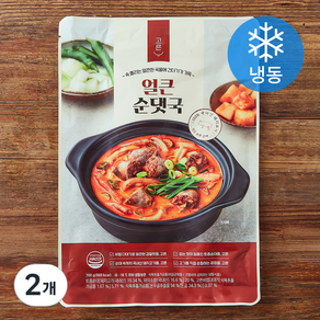 고른 얼큰 순댓국 (냉동), 700g, 2개