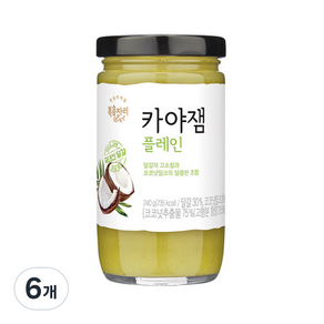 복음자리 카야잼 플레인, 240g, 6개