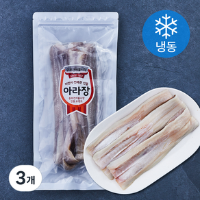 아라장 국내산 손질 바다장어 (냉동), 500g, 3개