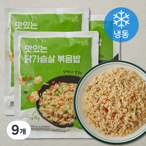 아임닭 맛있는 닭가슴살 볶음밥 야채 (냉동), 200g, 9개