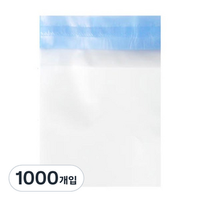 접착식 무지 반투명 opp 봉투, 1000개