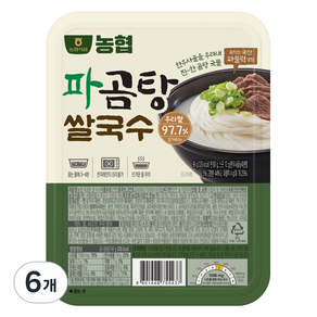 농협식품 파곰탕 쌀국수, 96g, 6개