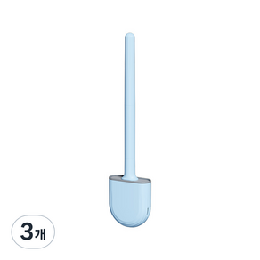 퀵살림 욕실 변기 틈새 세척 벽걸이형 브러쉬, 02 아이스버그 블루, 3개