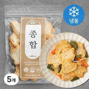 효성어묵 또묵 종합 어묵 (냉동), 240g, 5개