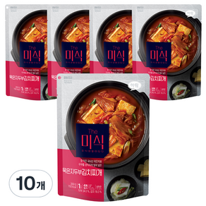 더미식 묵은지두부김치찌개, 350g, 10개