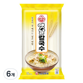 오뚜기옛날 칼국수, 900g, 6개