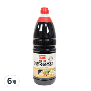 화미 오뎅 국물 쯔유, 2kg, 6개