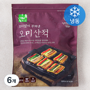 사옹원 부침명장 꼬지없이 부쳐낸 오미산적 (냉동), 450g, 6개