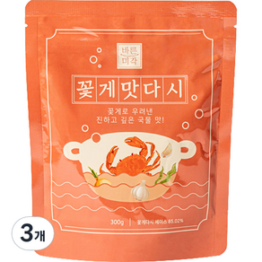 바른미각 꽃게맛다시, 300g, 3개