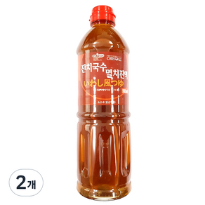 이엔 잔치 국수 멸치 진액, 900ml, 2개