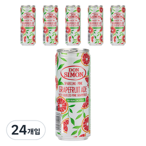 돈시몬 스파클링 자몽에이드, 24개, 330ml