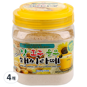 오양식품 잣 호두 율무 해씨라떼, 800g, 4개