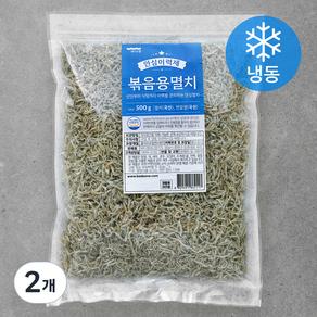 바다원 안심이력제 볶음용 멸치 (냉동), 500g, 2개