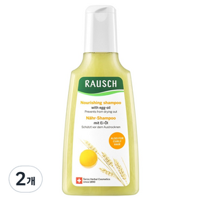 라우쉬 에그 오일 너리싱 샴푸, 200ml, 2개