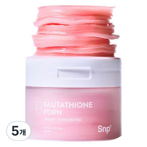에스엔피 PDRN 글루타치온 잡티 토너패드 170ml, 5개, 60개입