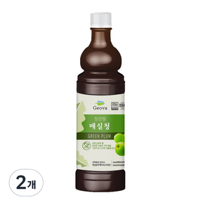 청강원 매실청, 2개, 900ml