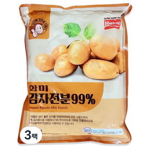 화미_감자전분(99%), 500g, 3개