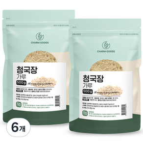 참굿즈 청국장 가루, 500g, 6개