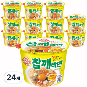 오뚜기 참깨 컵라면 110g