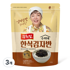 광천김 수미네 한식 김자반, 50g, 3개