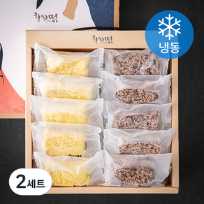 착한떡 콩시루떡 60g x 10개 + 팥시루떡 60g x 10개 (냉동), 2세트