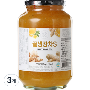 초록원 꿀생강차 S, 2kg, 1개입, 3개