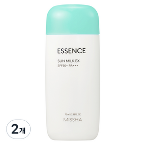 미샤 올 어라운드 세이프 블록 에센스 선 밀크 EX SPF50+ PA+++, 70ml, 2개