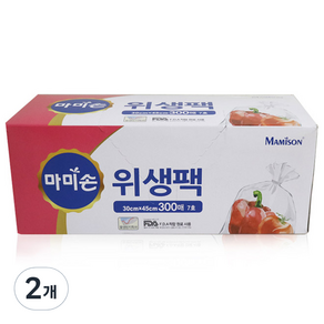 마미손 위생팩 7호 대형, 대(L), 300개입, 2개