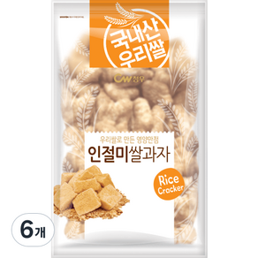 청우 인절미 쌀과자, 280g, 6개