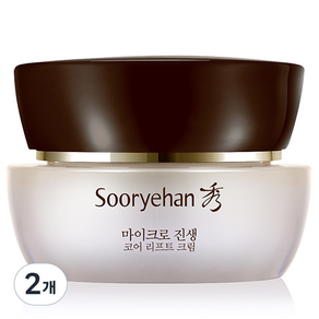 수려한 마이크로 진생 코어 리프트 크림, 30ml, 2개