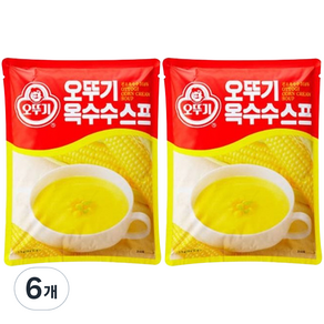 오뚜기 옥수수 스프, 1kg, 6개