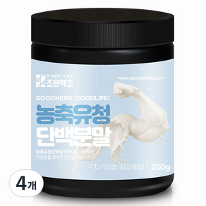 조은약초 농축 유청단백 분말, 4개, 250g